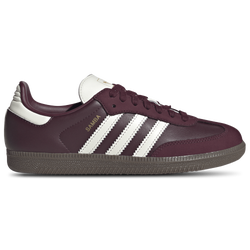 Women's - adidas Originals Samba - Off White/Maroon