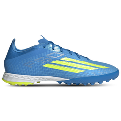 Men's - adidas F50 Pro Laceless Turf - Lucid Ray Blue/Team Solar Yellow/Lucid Aquamarine