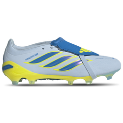 Men's - adidas Predator Pro Fold-Over Tongue FG - Crystal Sky/Ray Blue/Team Solar Yellow