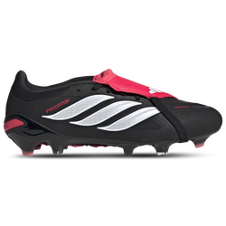 Men's - adidas Predator Pro Fold-Over Tongue Firm Ground - Core Black/White/Lucid Red