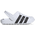 adidas Adilette Clogs - Men's White/Black
