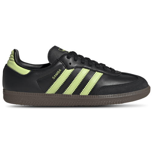 WOMENS - adidas Originals Samba OG - Black/Pulse Lime