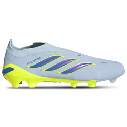 Men's - adidas Predator League Laceless FG - Crystal Sky/Ray Blue/Team Solar Yellow