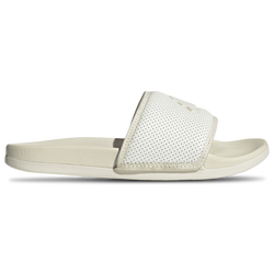 Women's - adidas Adilette Comfort Slides - Off White/Zero Metallic