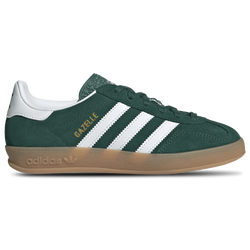 Boys' Grade School - adidas Originals Gazelle Indoor - Collegiate Green/White