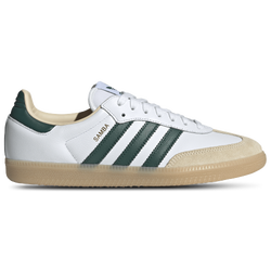 Men's - adidas Originals Samba  - White/Collegiate Green