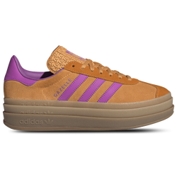 Women's - adidas Originals Gazelle Bold - Flash Orange/Purple Burst