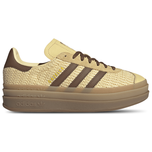 WOMENS - adidas Originals Gazelle Bold - Orange Tint/Preloved Brown
