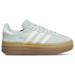 Women's - adidas Originals Gazelle Bold - Ash Green/Off White