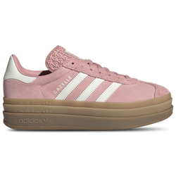 Women's - adidas Originals Gazelle Bold - Off White/Wonder Mauve