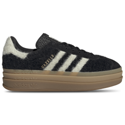 Women's - adidas Originals Gazelle Bold - Gold Metallic/Black/Cream White