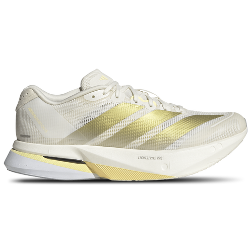 WOMENS - adidas adiZero Boston 13 - Chalk White/Gold Metallic