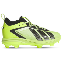 Boys' Grade School - adidas Adizero Impact TPU K 3 ART - Solar Slime/Silver Metallic/Core Black