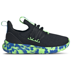 Boys' Grade School - adidas Lite Racer Adapt 7.0 - Core Black/Lime Burst