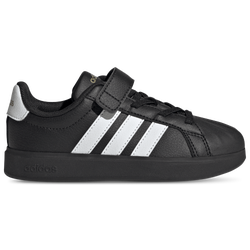 Boys' Preschool - adidas Streettalk Elastic Lace - Gold Metallic/Core Black/Footwear White