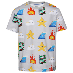 Boys' Grade School - JIMTWICE All Over Print T-Shirt - Gray/Gray