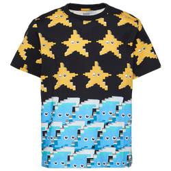 Boys' Grade School - JIMTWICE Stars T-Shirt - Black/Blue