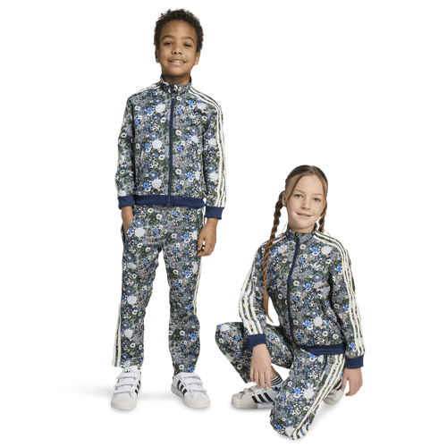 BOYS - adidas Originals x Liberty London Firebird Tracksuit - Night Indigo/Multicolor