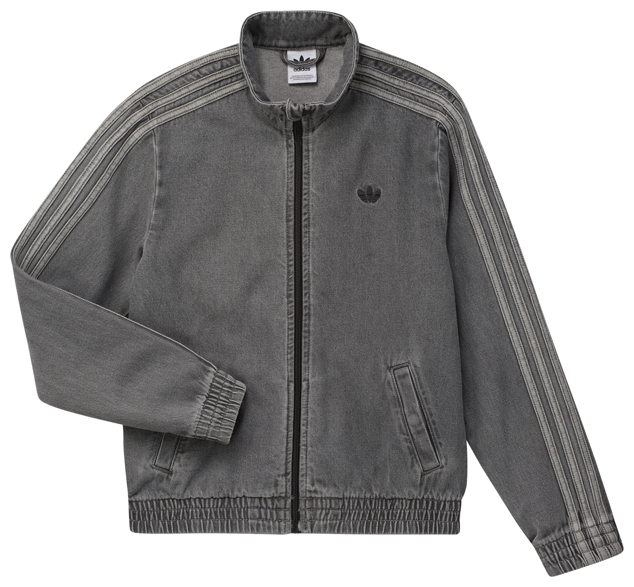 ジャケット・アウター Adidas DENIM FIREBIRD TRACKTOP 3XL adidas Originals Men's Adicolor Denim Firebird Track Jacket