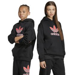 Boys' Grade School - adidas Originals Trefoil Essentials Lifestyle Hoodie - Black
