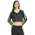 adidas Jacquard Long Sleeve T-Shirt - Adidas Black/Volt