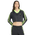 adidas Jacquard Long Sleeve T-Shirt - Women's Black/Volt