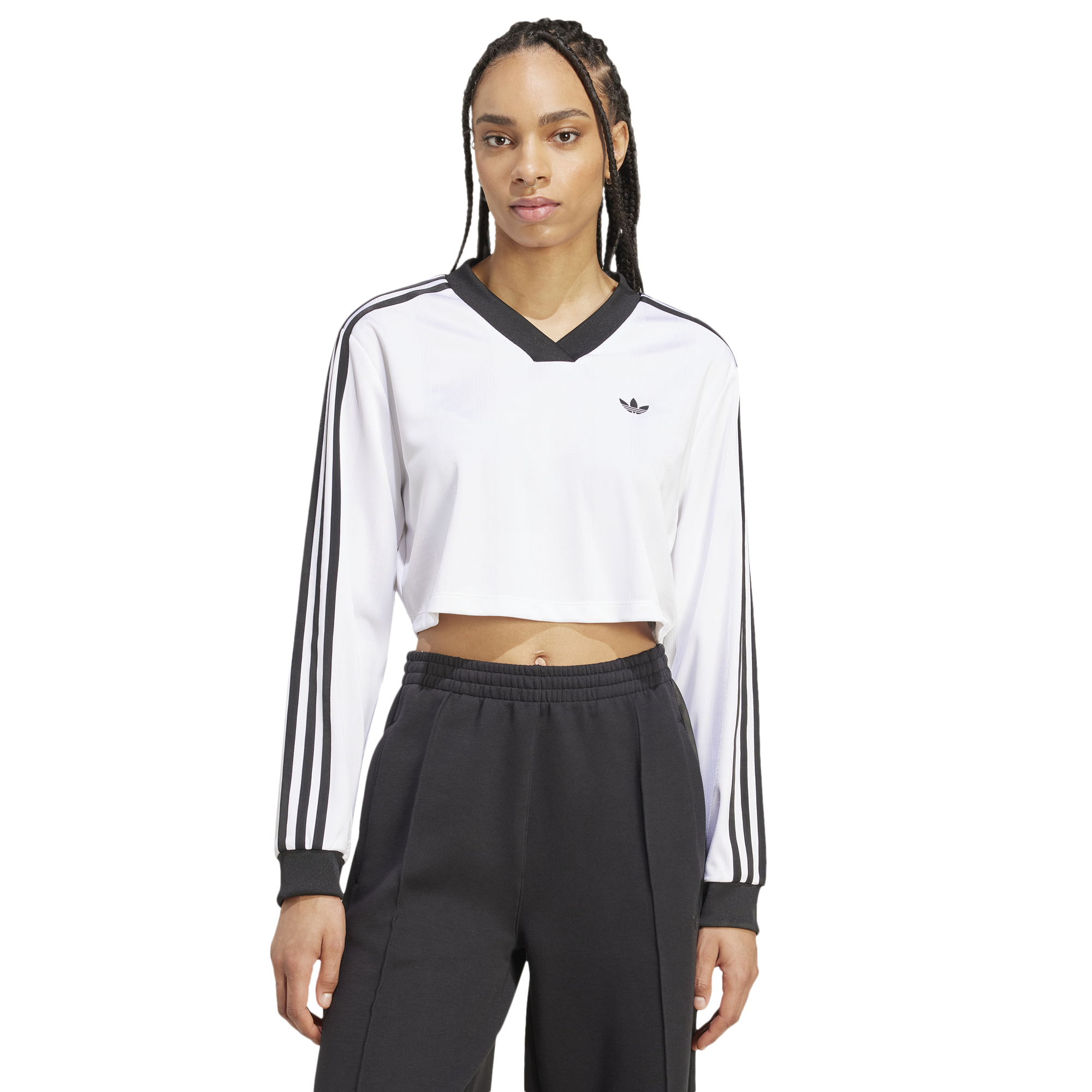 adidas Jacquard Long Sleeve T-Shirt - Women's | Foot Locker
