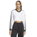 adidas Jacquard Long Sleeve T-Shirt - Adidas White/Black