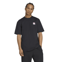 Men's - adidas Originals Wabash Loose T-Shirt - Black/Black