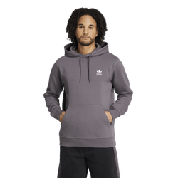 Men's - adidas Originals Trefoil Essentials Lifestyle Hoodie - Grey Strata