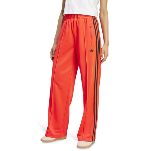 WOMENS - adidas Originals Oversized Firebird Pants - Black/Lucid Red
