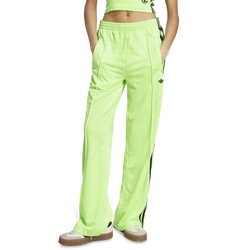 Women's - adidas Originals Oversized Firebird Pants - Volt/Black