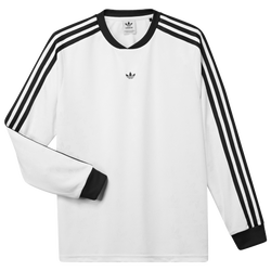 Boys' Grade School - adidas Long Sleeve T-Shirt - White/Black
