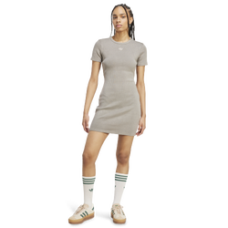 Women's - adidas Originals Essentials Lifestyle Rib Tank Dress - Silver Pebble