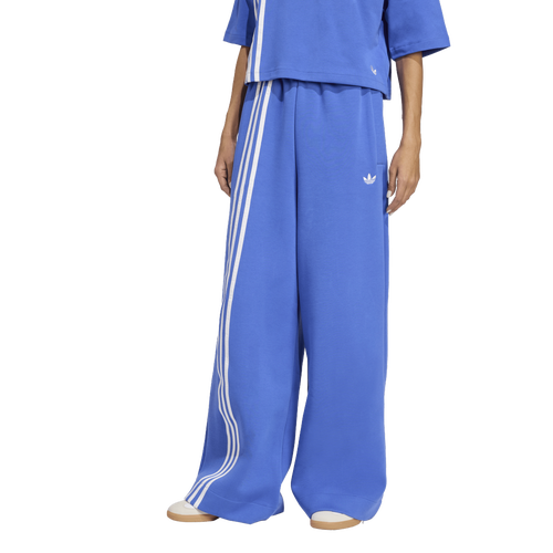  - adidas Originals Off-Placed 3-Stripes Wide Pants - Hi Res Blue