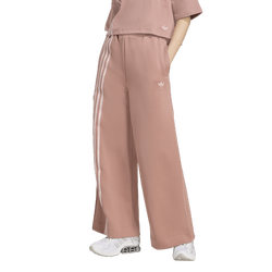 Women's - adidas Originals Off-Placed 3-Stripes Wide Pants - Warm Clay