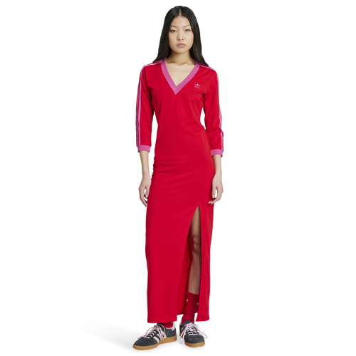  - adidas Originals Maxi Dress - Better Scarlet/Semi Lucid Fuchsia