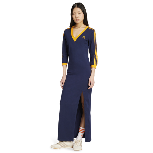 adidas Originals Maxi Dress - adidas Originals Night Indigo/Crew Orange