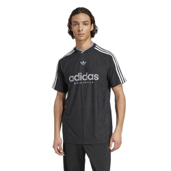 Men's - adidas Football Jersey - Black/Pink