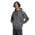 adidas Essentials 3-Stripes Fleece Hoodie - Men's Dark Grey Heather/Black