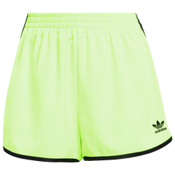 Women's - adidas 3-Stripe Sprinter Short - Signal Green/Black