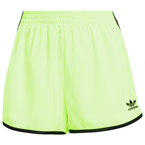 WOMENS - adidas 3-Stripe Sprinter Short - Signal Green/Black