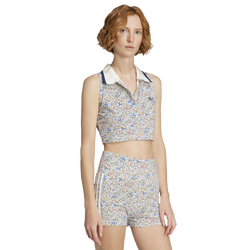 Women's - adidas Originals x Liberty London Sleeveless Polo Shirt - Semi Lucid Red/Off White
