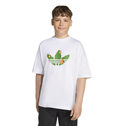 Boys' Grade School - adidas Originals Minecraft T-Shirt - White/Green