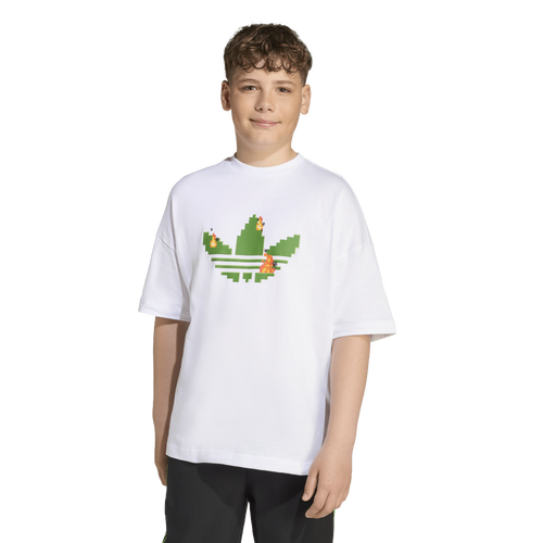BOYS - adidas Originals Minecraft T-Shirt - White/Green