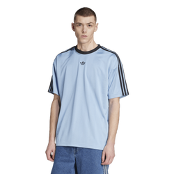 Men's - adidas Jacquard Jersey - Black/Ash Blue