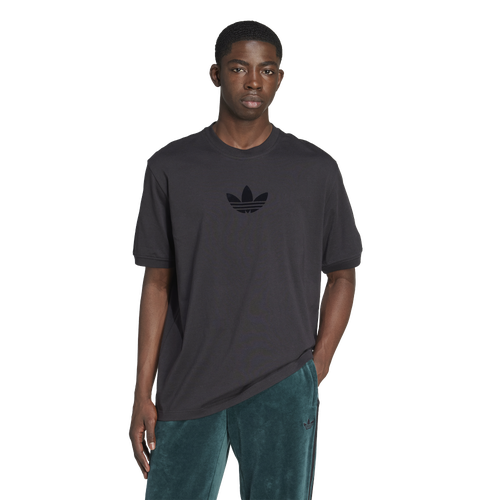 MENS - adidas Originals Oversized Trefoil T-Shirt - Black