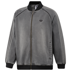 Men's - adidas Originals SST Denim Oversize Track Top - Denim Stone/Black