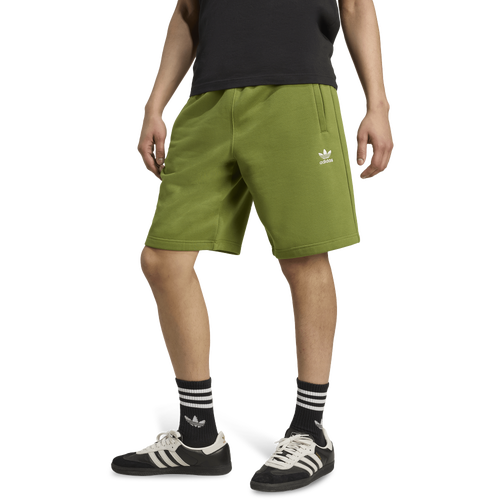 adidas Originals Essential Fleece Shorts - adidas Originals Olive