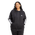 adidas Essentials 3-Stripe FZ Fleece Hoodie (Plus Size) - Women's White/Black